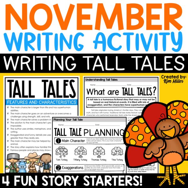 Thanksgiving Writing Activities Tall Tales Writing Prompts