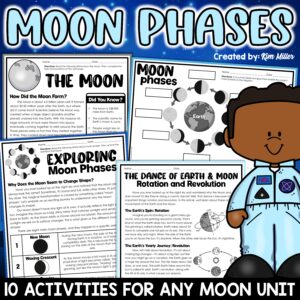 Moon Phases Activities Phases of the Moon Worksheets Oreo Moon Phases Activity
