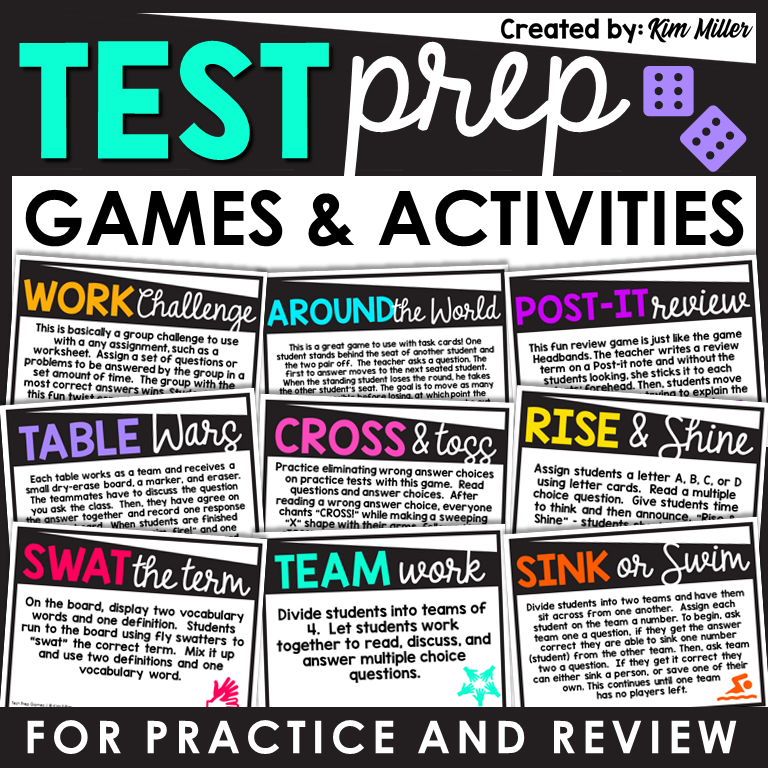 Test Prep Games and Activities