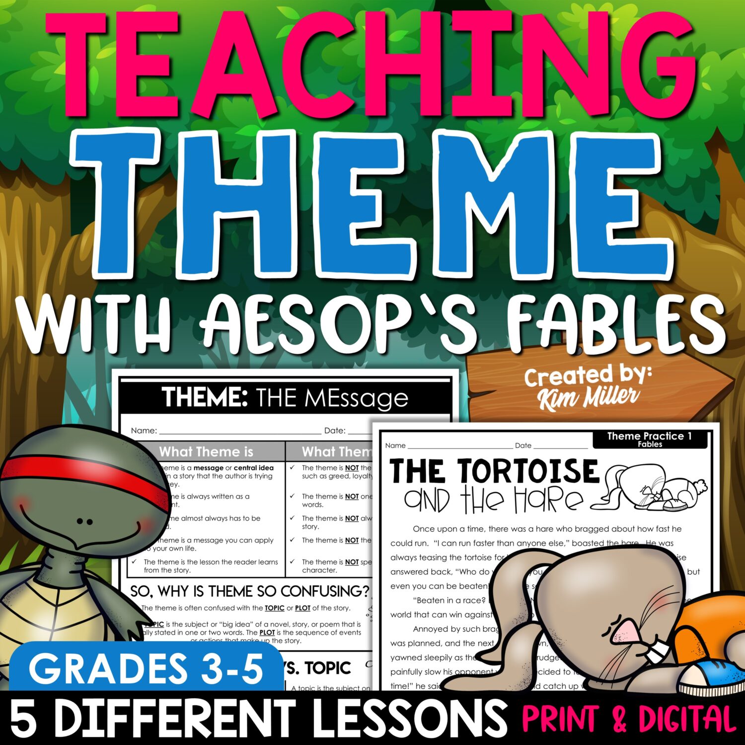 Teaching Theme with Aesop's Fables