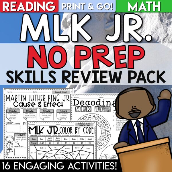 MLK Activities Skills Review Pack