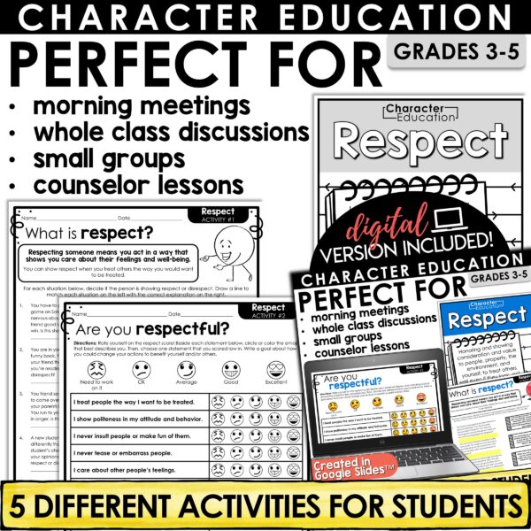 Character Education Year Long Curriculum Bundle