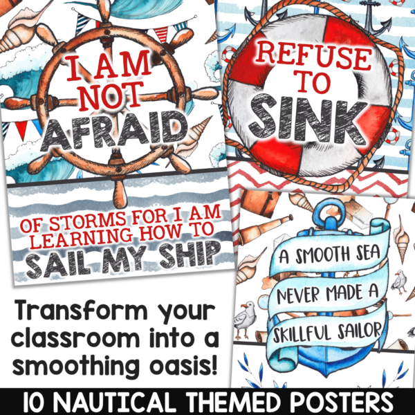 Nautical Themed Classroom Posters