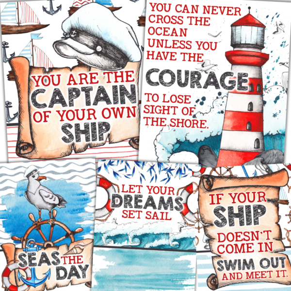 Nautical Themed Classroom Posters