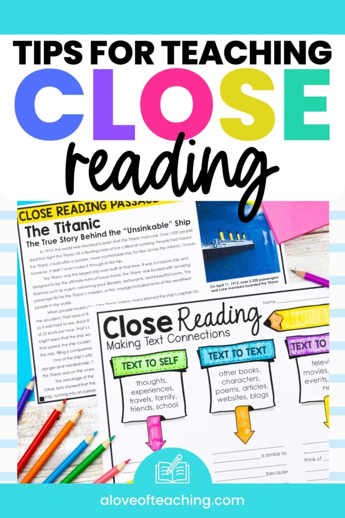 How to Teach Close Reading in 3rd 4th 5th Grade