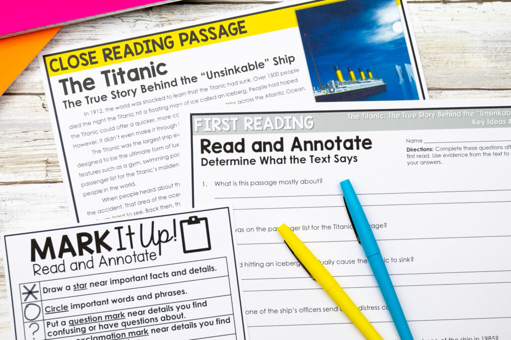 Annotating Guide for Close Reading 