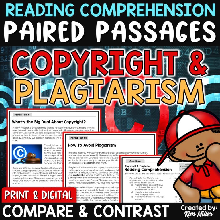 Paired Passages Copyright and Plagiarism
