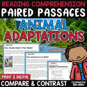Paired Passages Animal Adaptations