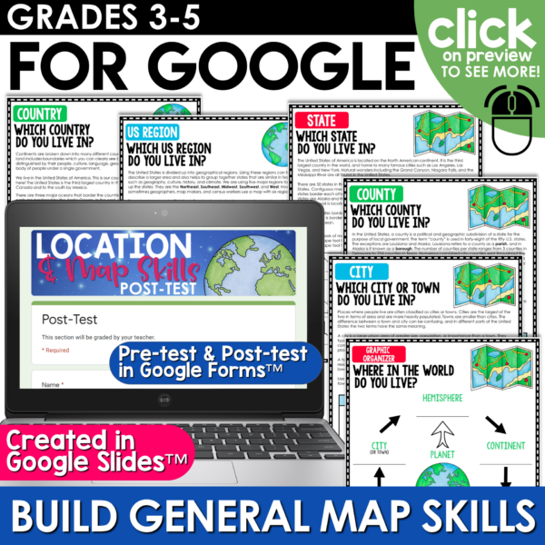 Location and Map Skills Digital Unit
