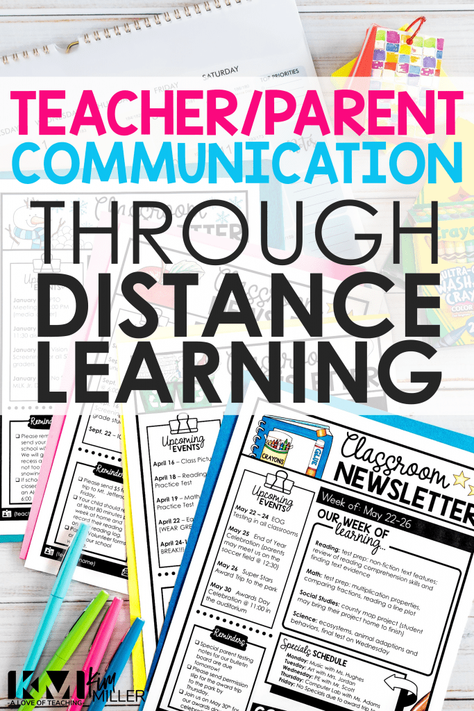 parent teacher communication through distance learning