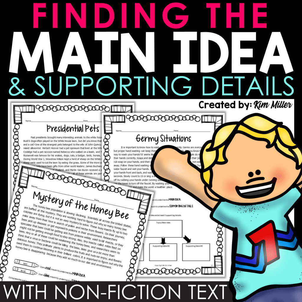 Finding the Main Idea and Supporting Details