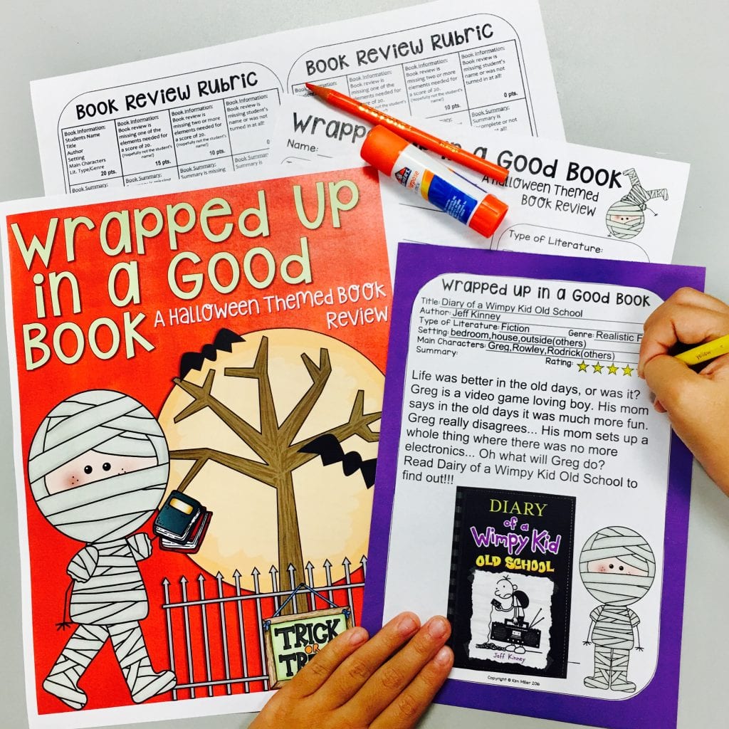 October activities for reading - Wrapped up in a Good Book Halloween book review
