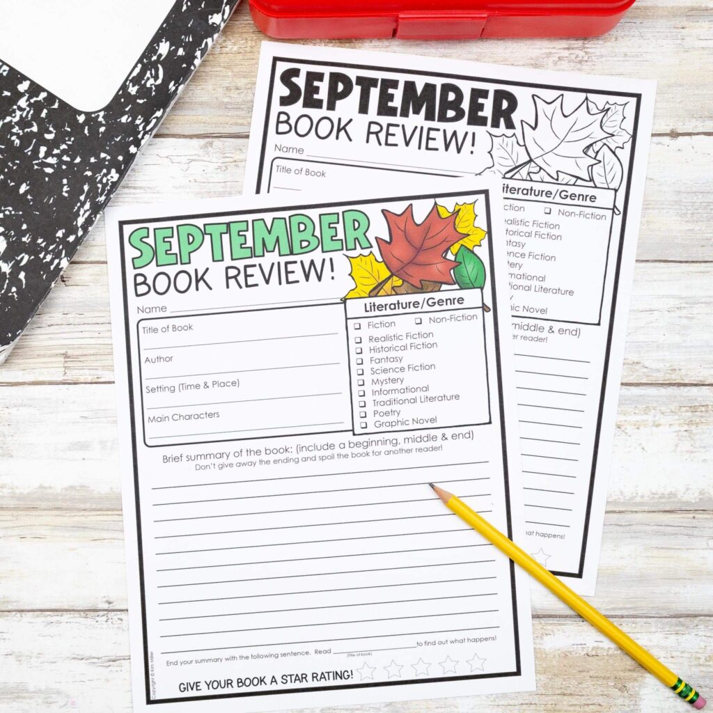 September Book Review Bulletin Board