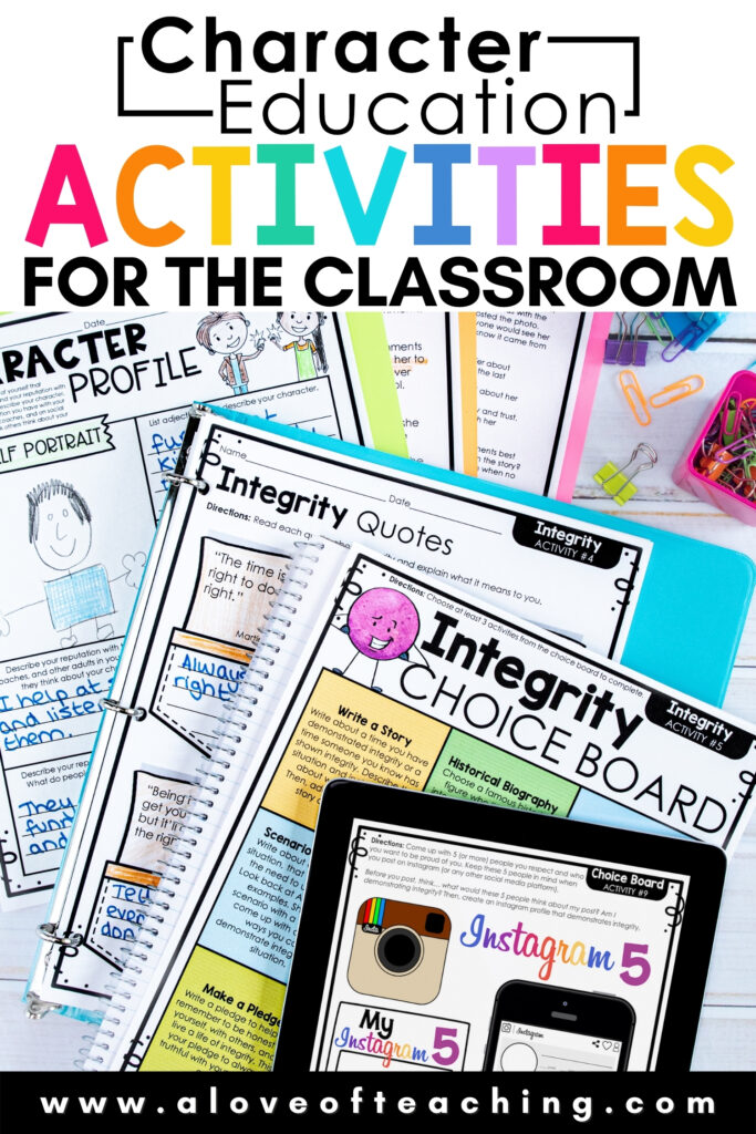 Character Education Activities for the Classroom