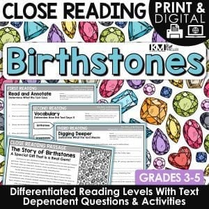 Birthstones Close Reading