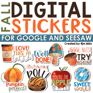Fall Digital Stickers