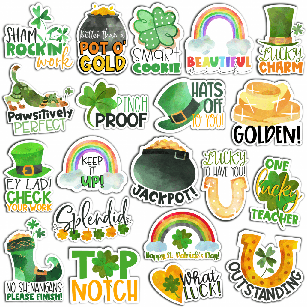 St. Patrick's Day Digital Stickers