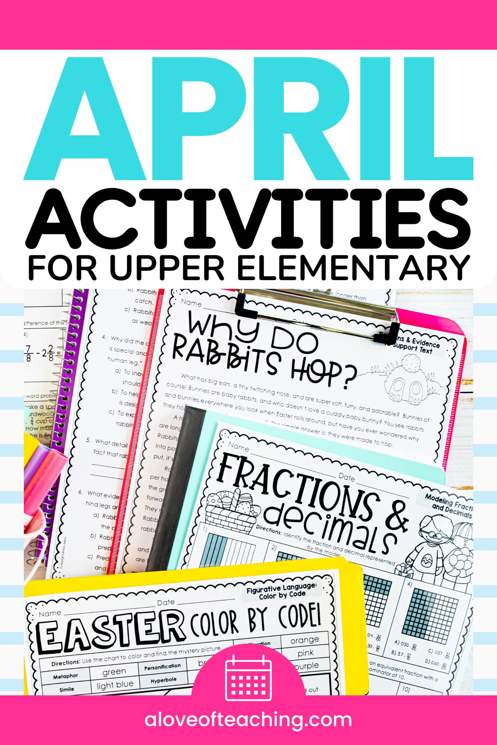 April Activities For Upper Elementary