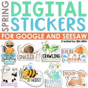 Spring Digital Stickers