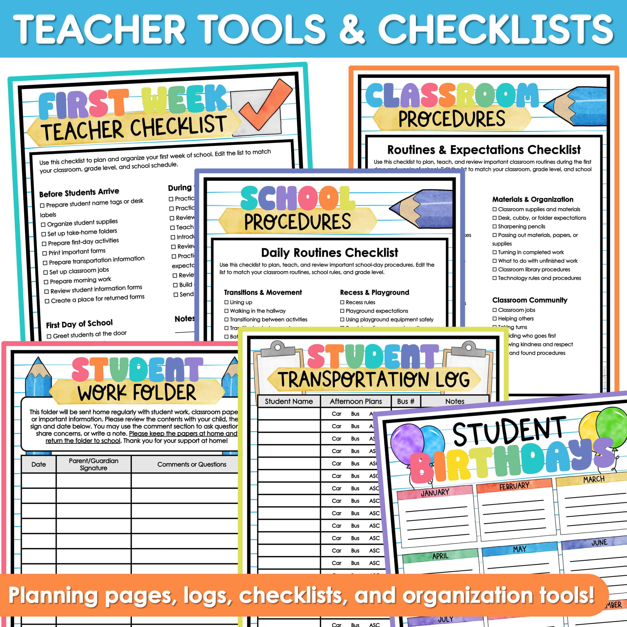Welcome Back to School Letters and Forms Meet the Teacher Template EDITABLE - Image 10