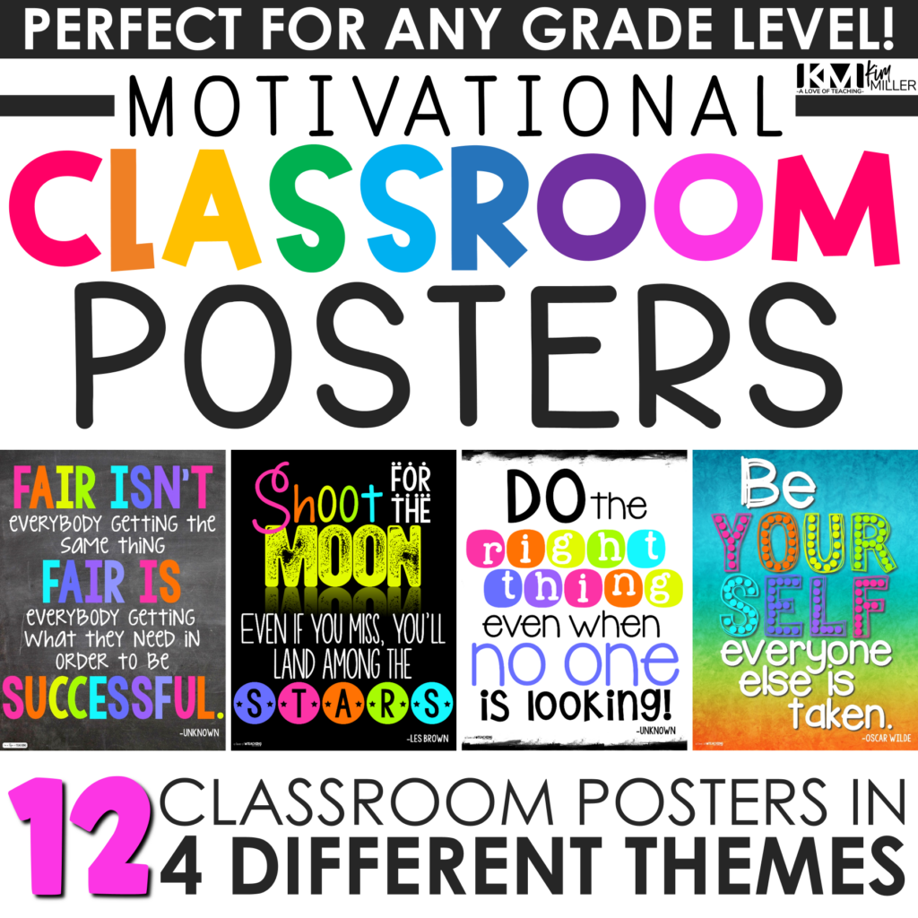 Motivational Classroom Posters