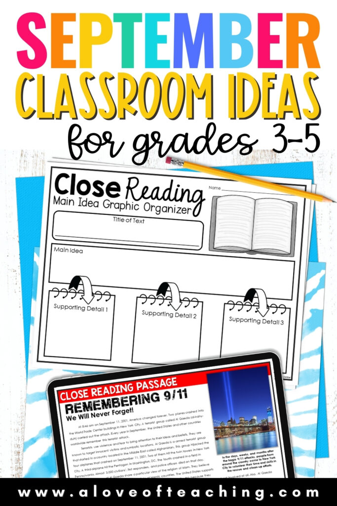 September Ideas for the Classroom