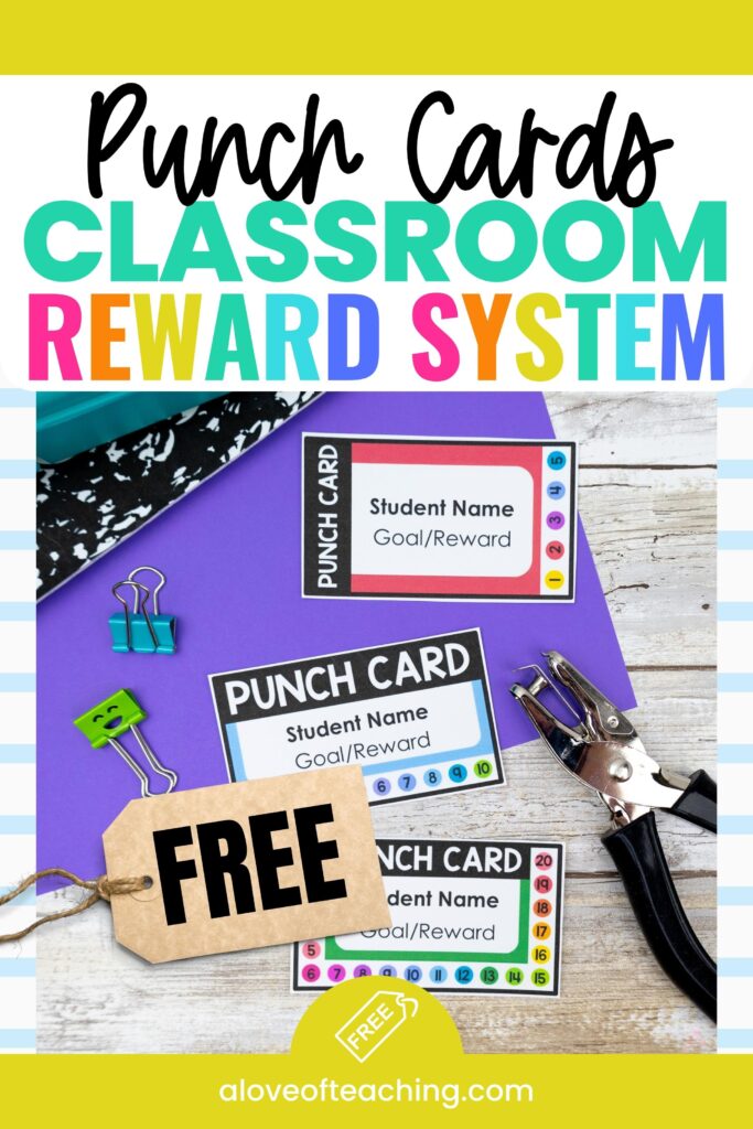 Punch Cards A Classroom Reward System for Behavior Management