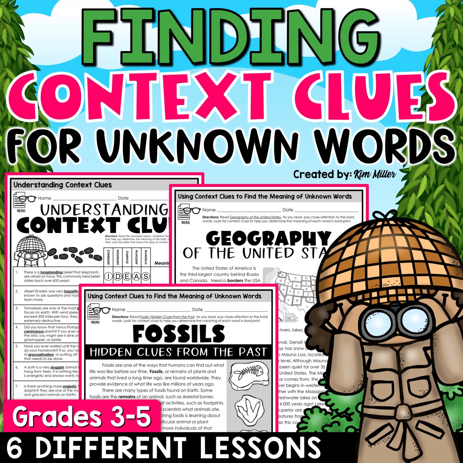 Finding Context Clues for Unknown Words