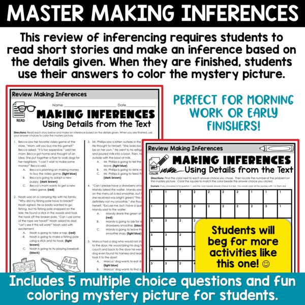 Making Inferences Activities