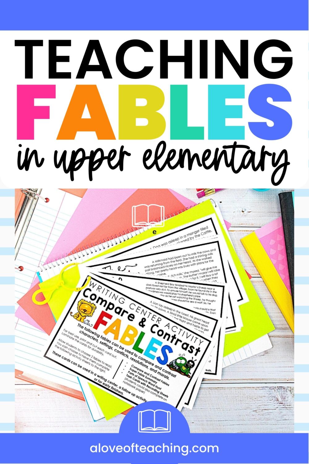 Ideas for Teaching Fables in Upper Elementary