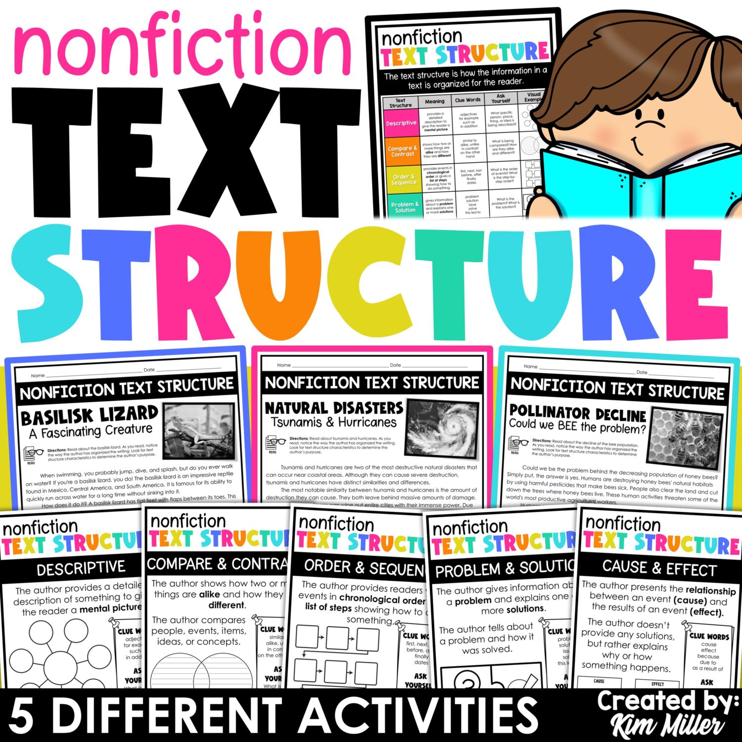 Analyzing Text Structure Nonfiction Informational Text Structures RI.4.5 RI.5.5