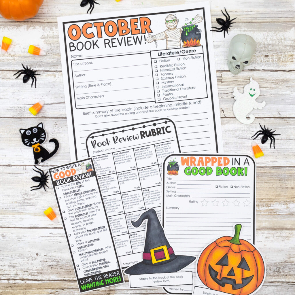 October Book Review Template