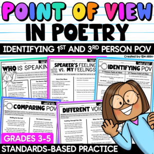 Point of View in Poetry 1st Person 3rd Person 1