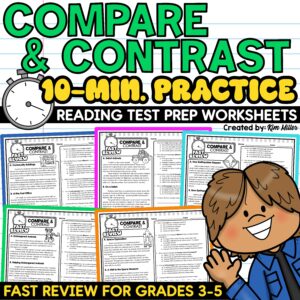 Compare and Contrast 10-Minute Fast Review Test Prep 1