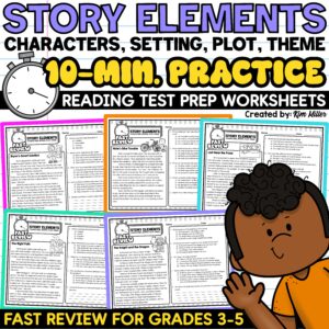 Story Elements 10-Minute Fast Review Test Prep 1