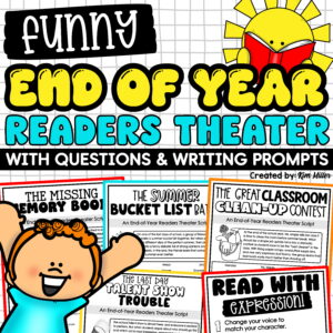 Readers Theater Scripts 3rd 4th 5th Grade End of Year Reading Writing Activities