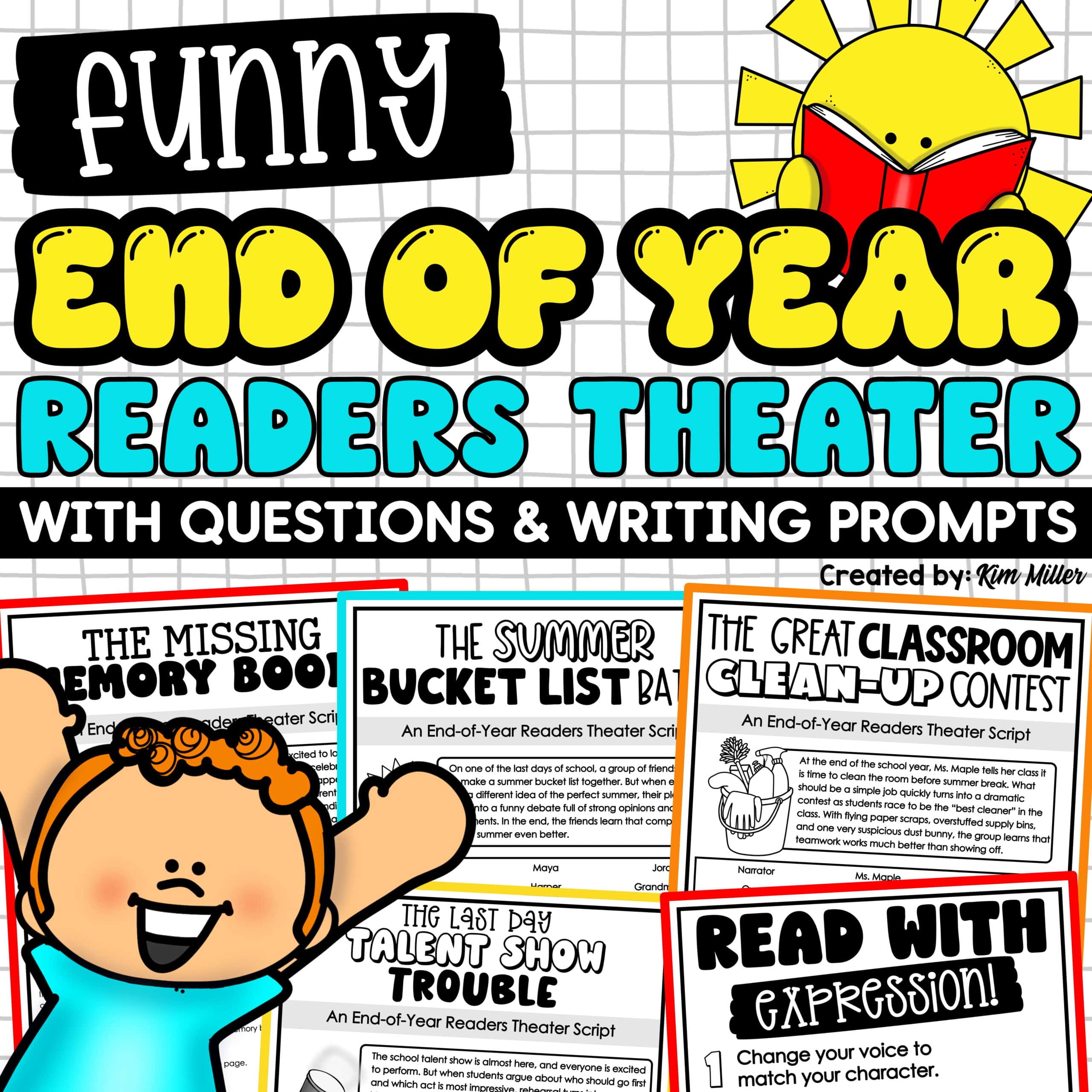 Readers Theater Scripts 3rd 4th 5th Grade End of Year Reading Writing Activities
